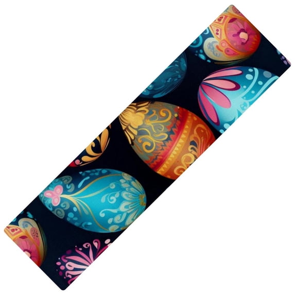 Easter Rectangular Kitchen Runner Rubber Mats, 15.7"x59", Washable, , Absorbent Kitchen Runners