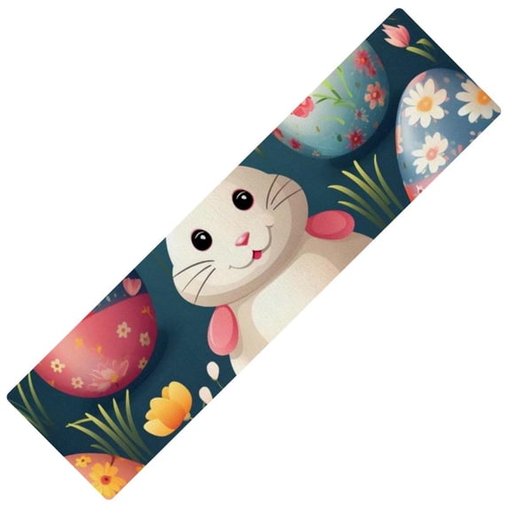 Easter Rectangular Kitchen Runner Rugs, 15.7"x59" Washable Absorbent Kitchen Mat