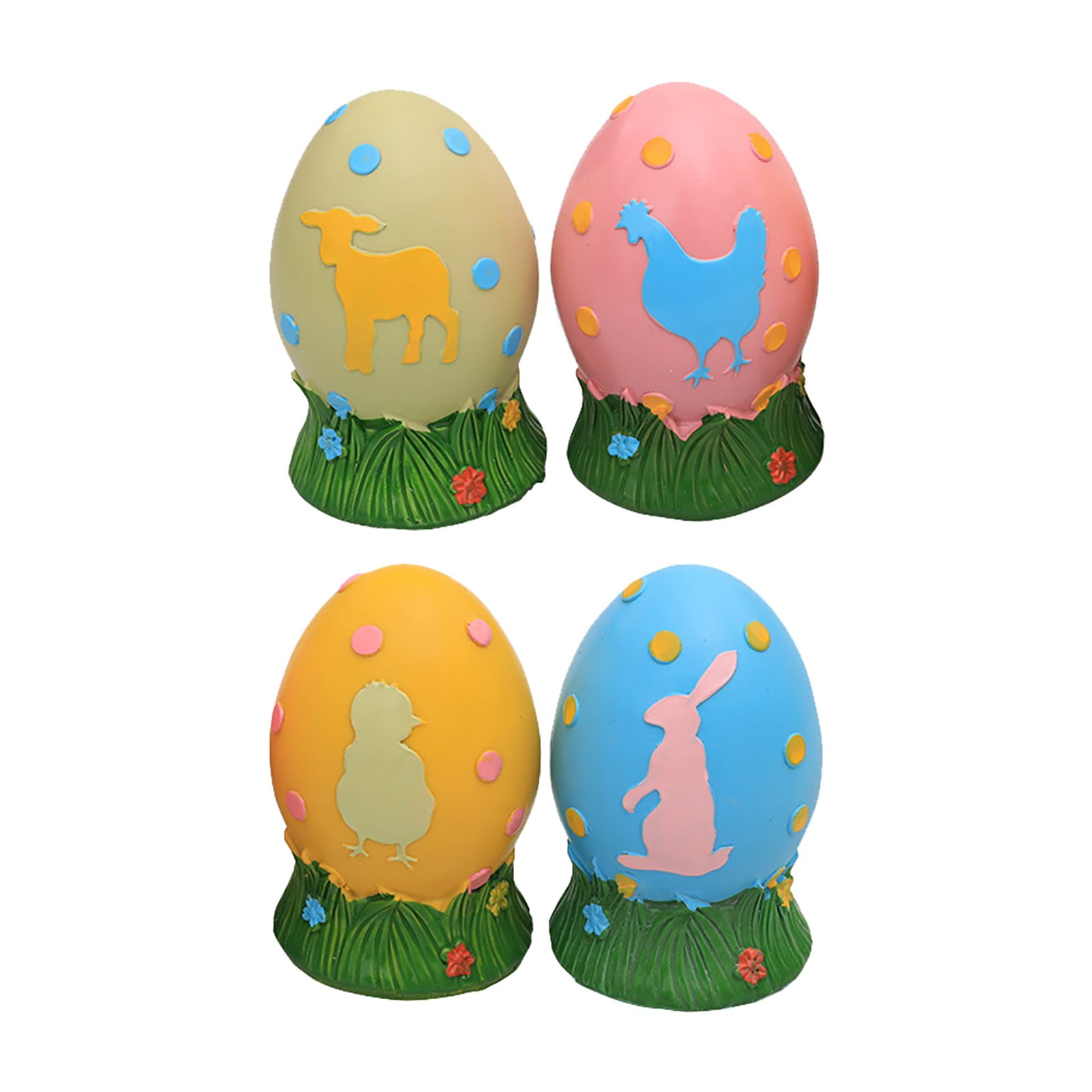 Easter Resin Easter Egg Decorating Kit Hand Painted Easter Eggs For Easter Gifts Holiday