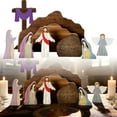 thumbnail image 1 of Easter Resurrection Scene Desktop Figurine Inspirational Home Ornament Easter Decoration, 1 of 6
