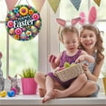 thumbnail image 1 of Easter Round Door Sign Bunny Door Sign For Daily For Farmhouse Coffee Shop Front Door Home Decoration Door Hanging Decoration 7.9"X7.9" Easter Decorations, 1 of 4