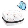 thumbnail image 1 of Easter Sanitary Napkin Storage Bag Pouch, Period Bag Makeup Travel Bag Oxford Cloth Small Travel Toiletry Bag for Women, 4.7x6.6x6.6 in, 1 of 1