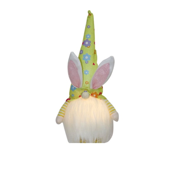 Easter Savings Clearance 2023! loopsun Easter Cartoon Warm Light Bunny Shape Cute Faceless Doll Decoration Ornaments