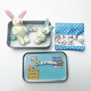 Easter Savings Clearance 2024! Kezqiaxn Easter Box For Kids Rabbit Pocket Iron Box Easter Gift Children's Plush Toy Gifts 5Pcs