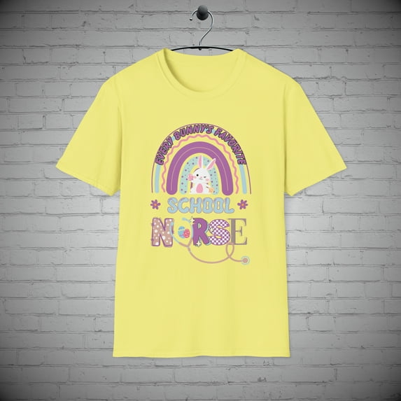 Easter School Nurse t-shirt, Easter RN Scrub Top, Easter Nurse Gift