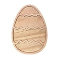 thumbnail image 1 of Easter Serving Tray Easter Egg Rabbit Carrot Flower Shaped Snack Tray Wooden Serving Platter Divided Compartment Dessert Plate Fruit Tray Holiday Party Wooden Compartment Tray, 1 of 6