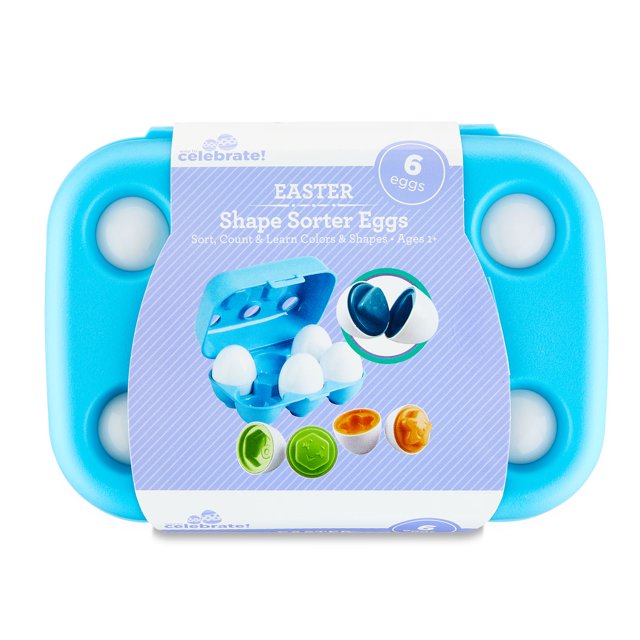 Easter Shape Sorter Eggs by Way To Celebrate Help Learn Colors and
