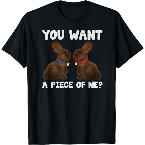 Easter Shirt Funny Teens Sayings Chocolate Bunny Meme T-Shirt
