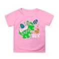 thumbnail image 1 of Easter Shirts for Girls 10-12 Kids Cute Bunny Print Cotton Short Sleeve Tops Easter Gifts Egg Easter Day Gift Summer Spring Easter Outfits,X2-Pink,130(6-7 Years), 1 of 4