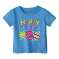 thumbnail image 1 of Easter Shirts for Girls Size 10 Happy Easter T Shirts For Kids Gnomes Shirt Funny Easter Day T Shirt Summer Short Sleeve Crewneck Tee Tops,8-9 Years,Y2-Sky Blue, 1 of 4