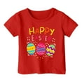 thumbnail image 1 of Easter Shirts for Girls Size 14 Happy Easter T Shirts For Kids Shirt Funny Easter Day T Shirt Summer Short Sleeve Crewneck Tee Tops,12-13 Years,Y2-Red, 1 of 4