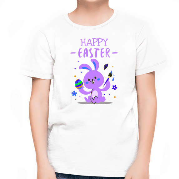 Easter Shirts for Boys Kids Easter Outfits Rabbit Bunny Easter Shirts for Boys