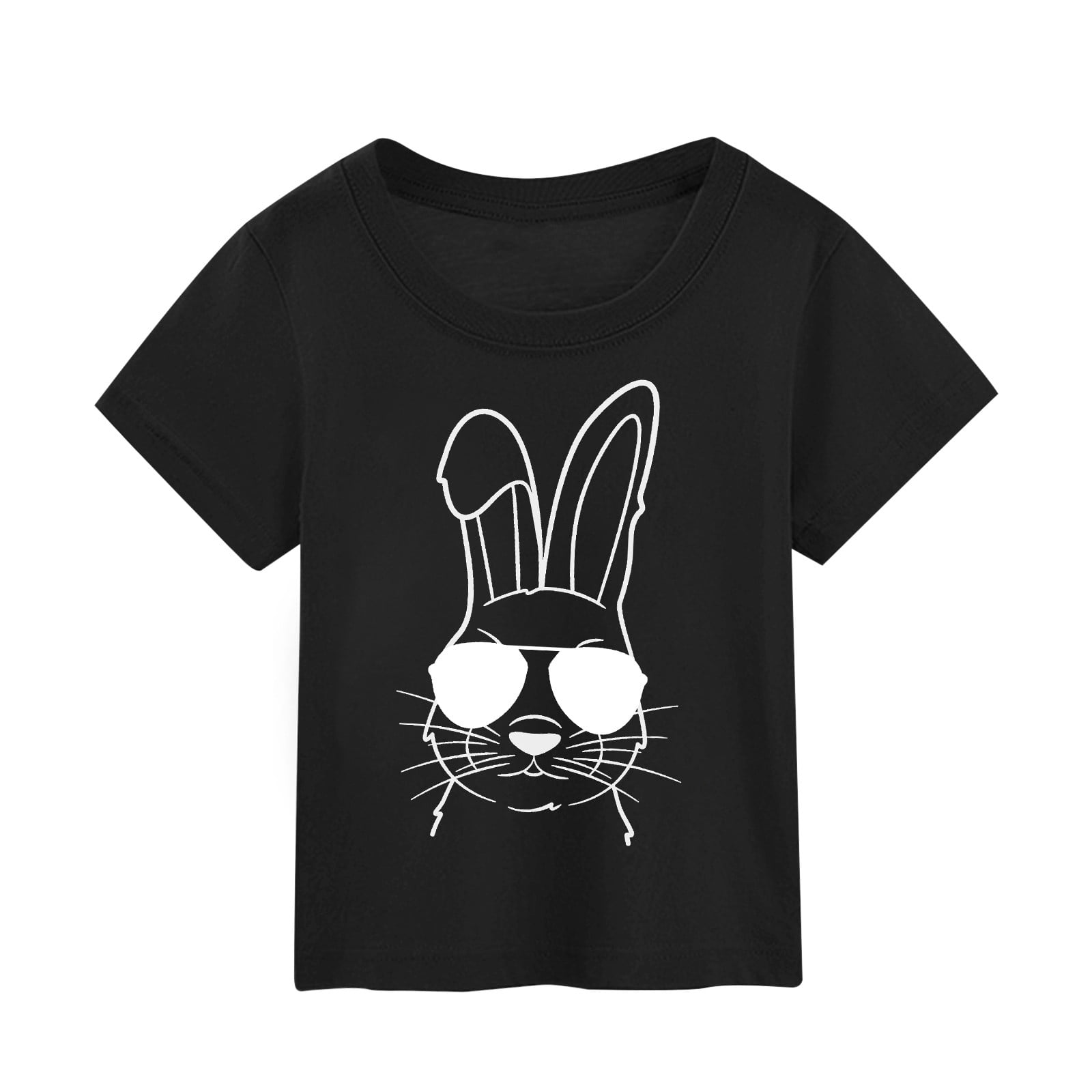 Claire & Charlie Boys Light Blue Knit T-Shirt with Easter Bunny