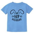thumbnail image 1 of Easter Shirts for Kids Hip Hop Easter Bunny Funny Gift for Easter Peepin it Real Hip Hop California Blue 4T, 1 of 6