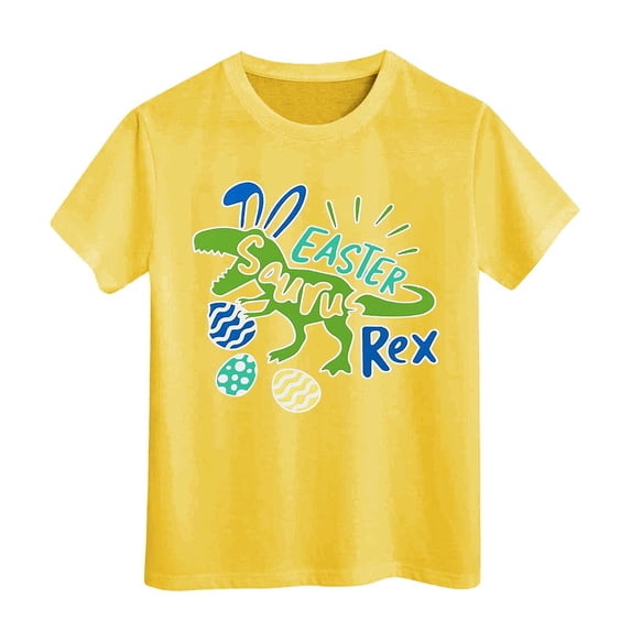 Easter Shirts for Teen Girls Bunny Eggs Hunts Short Sleeve T Shirt Top Fashion Casual Happy Easter Tee Shirt T-Shirts Infant To Big Kid
