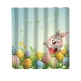 Easter Shower Curtain, Colorful Spring Shower Curtains for Bathroom