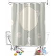 thumbnail image 1 of Easter Shower Curtain Shower Curtains for Bathroom Decor Bath Curtains Sets for Spring Easter Bathroom Decor Fabric Waterproof Extra Long 72" X 84", 1 of 5