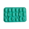 thumbnail image 1 of Easter Silicone Candy Mold, Shaped Egg & Rabbit 18 Cavities Chocolate Mould, Wax Melt Tray for Gummies, Cupcake Decor, Kids Holiday Gift, & Fudge Making, Non-Stick & Reusable, 1 of 7