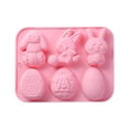 thumbnail image 1 of Easter Silicone Chocolate Moulds 18 Cavity Egg,Bunny, Rabbit Head, Basket shapes Mould for DIY Chocolate, Candy, Jelly, 1 of 6