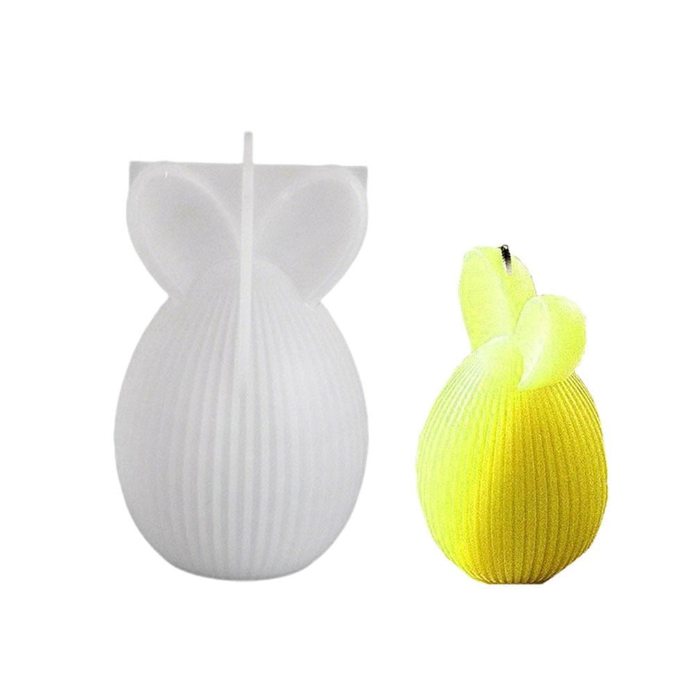 Easter Silicone Mould,Easter Bunny Candle Mold,Cute Bunny Eggshell ...