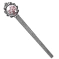 thumbnail image 1 of Easter Silver Lace-Edged Bookmark: a Charming Gift for Readers and Book Lovers - Reading Accessory, Book Marker, Book Mark, 1 of 1