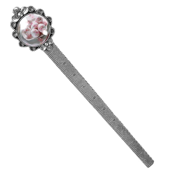 Easter Silver Lace-Edged Bookmark: a Charming Gift for Readers and Book Lovers - Reading Accessory, Book Marker, Book Mark