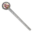 thumbnail image 1 of Easter Silver Lace-Edged Bookmark: a Vintage Gift for Book Readers and Lovers, 1 of 5