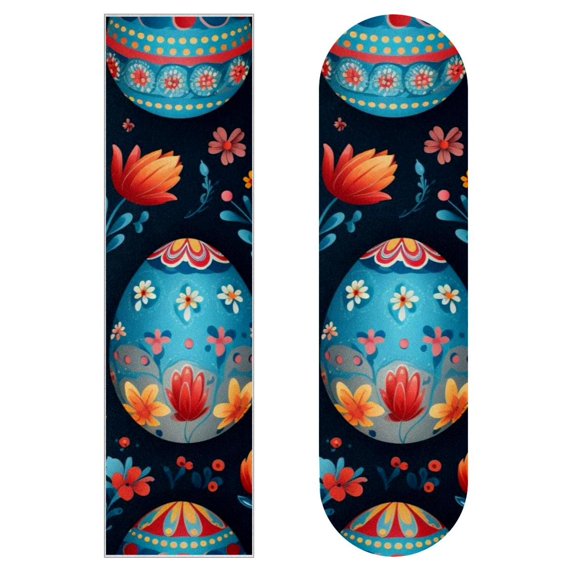 Easter Skateboard Stickers (Pack of Two) - Emery Surface, PVC Back, 8.8x32.6in/22.4x83 cm