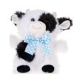 Easter Small Plush Shaggy Cow, white, 7inch, for 3 years and up, Way To
