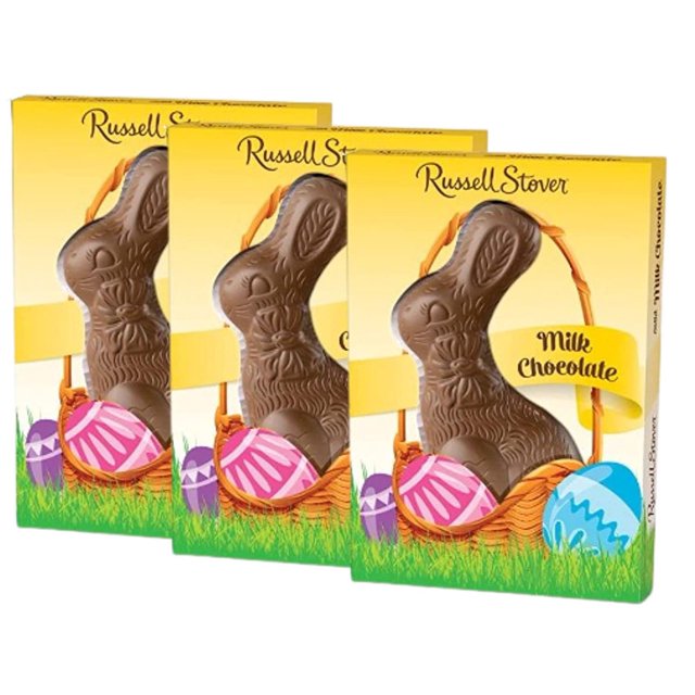Easter Solid Milk Chocolate Bunny 1.5 Oz (Pack of 3)