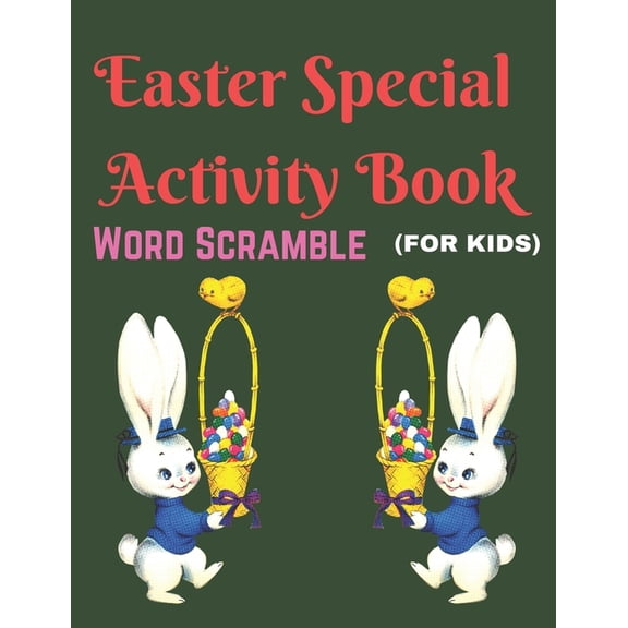 Easter Special Activity Book (FOR KIDS) WORD SCRAMBLE: Puzzle Book