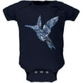 thumbnail image 1 of Easter Spring Flowers Hummingbird Soft Baby One Piece Navy 9-12 M, 1 of 1