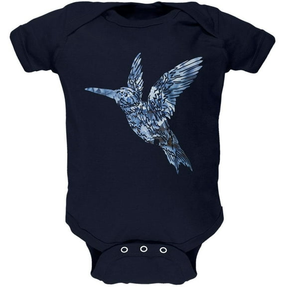 Easter Spring Flowers Hummingbird Soft Baby One Piece