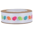 thumbnail image 1 of Easter Spring Pastel Wired Ribbon Roll,Easter Ribbon Wired,Easter Ribbon,Decorative Wrapping Ribbon for Gift,Egg Bunny Printed Ribbons,Easter Wired Edge Ribbon,Spring Ribbon,1 Roll,0.59" x 10 Yards, 1 of 9