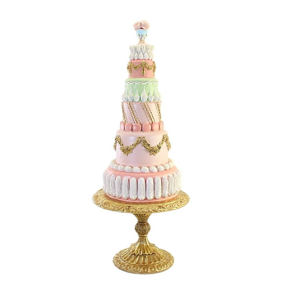 Easter Spring Pink Tiered Cake Polyresin Decorated Wedding Birthday 2929534