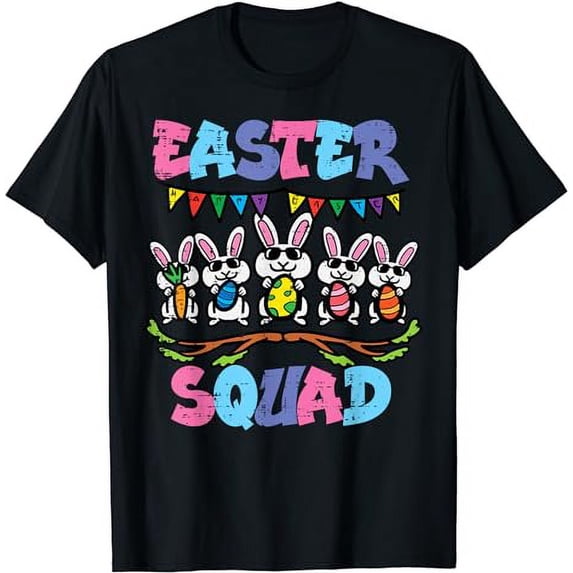Easter Squad Bunnies Family Matching Men Women Kids Youth T-Shirt