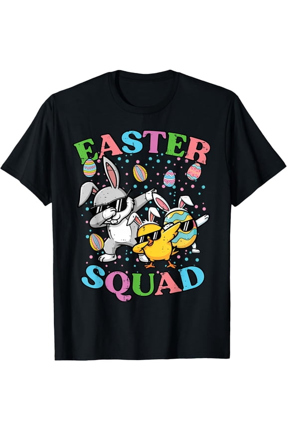 Easter Squad Bunny Egg Chick Dab Crew Matching Men Women T-Shirt