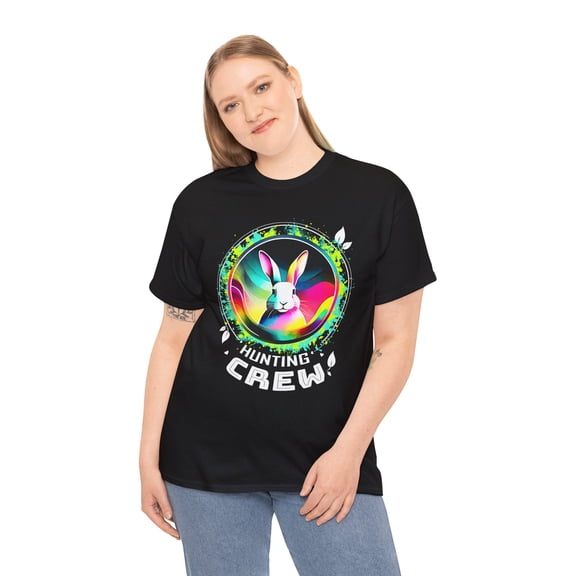 Easter Squad Family Matching Easter Day Bunny Egg Hunt Group Plus Size Tops for Women