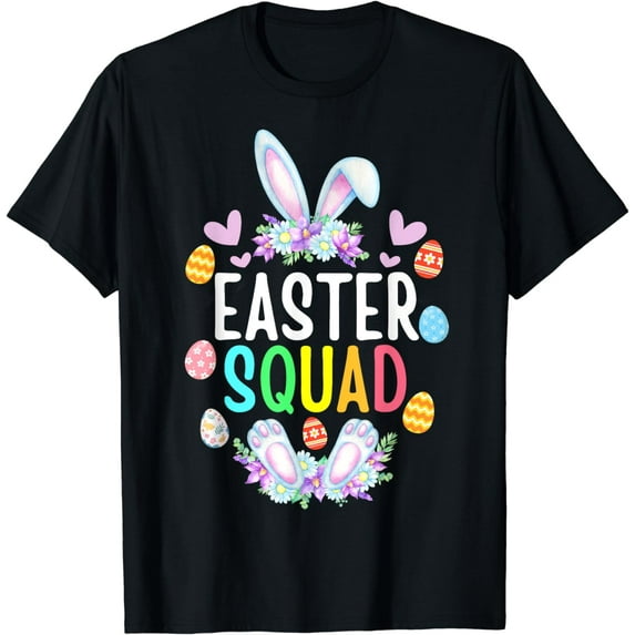 Easter Squad Family Matching Easter Day Bunny Egg Hunt Group T-Shirt