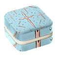 thumbnail image 1 of Easter Square Portable Jewelry Box Organizer for Rings, Earrings, Necklaces, Bracelets - Travel Must-Have for Girls and Women, 1 of 6