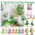 thumbnail image 1 of Easter Standing Bunny Figurine Gift, Soft Flocked Rabbit with Bow Detail, Spring Tabletop Shelf Decoration, Adorable Easter Gift for Neighbors Friends Mom, HAODEJW, Hot Pink, 1 of 8