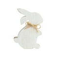 thumbnail image 1 of Easter Standing Table Decor Wood Bunny Tabletop Decoration Easter Decor Block Sign for Spring Home Party Supplies Indoor Festive Centerpiece Holiday Table Centerpiece for Easter Decorations, 1 of 6