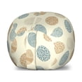 thumbnail image 1 of Easter Storage Toy Bag Chair, Celebration with Intricate Floral Ornaments, Stuffed Animal Organizer Washable Bag, Large Size, Pale Yellow Slate Blue, by Ambesonne, 1 of 3