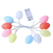 Easter String Lights, Easter Lights with 8 Flashing Modes and Remote Pastel Egg String Lights Decorations, Battery Operated Easter Eggs Lights for Easter Outdoor Indoor Decor(9.84 ft with 20 LED)