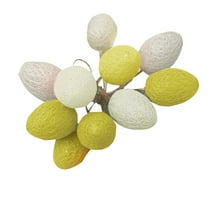 Easter String Lights, Easter Lights with 8 Flashing Modes and Remote Pastel Egg String Lights Decorations, Battery Operated Easter Eggs Lights for Easter Outdoor Indoor Decor(9.84 ft with 20 LED)