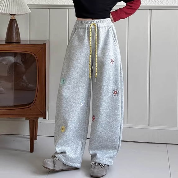 Easter Summer Pants Elastic High Waisted Joggers Sweatpants Hiking Joggers Pants Suits for Boys Spring Fashion 2026 (Grey,5-6 Years)