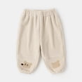 thumbnail image 1 of Easter Summer Pants Loose Fit Pockets Trousers Boys Casual Pants for Teen Boys Winter Pants Jogging Pants (Beige,12-18 Months), 1 of 3