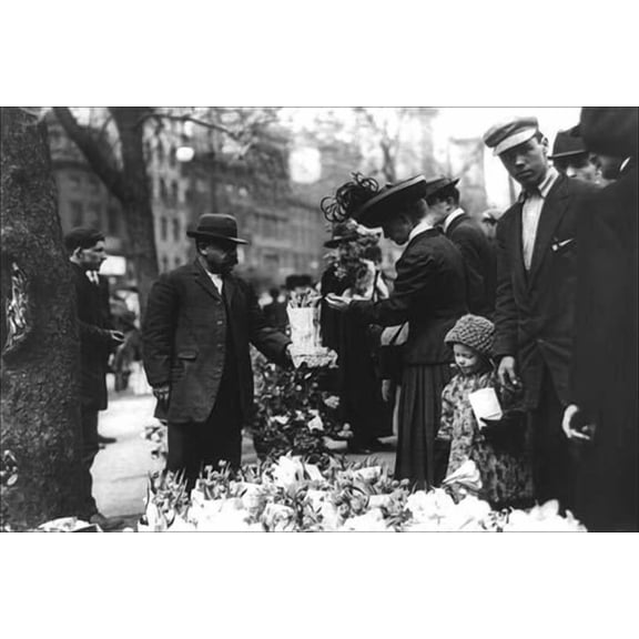 Easter Sunday, Union Square- Fine Art Canvas Print (20" x 30")