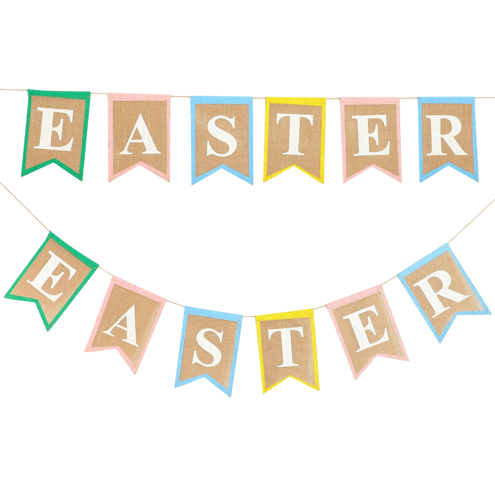Easter Supplies Banner Hanging Flag Swallowtail Flags Decoration