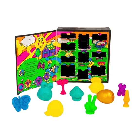 Easter Surprise Box Advent Calendar - 10 Mini Character Toys & Golden Egg Treasure Hunt, Easter Party Favors & Gifts for Toddlers & Preschool Kids